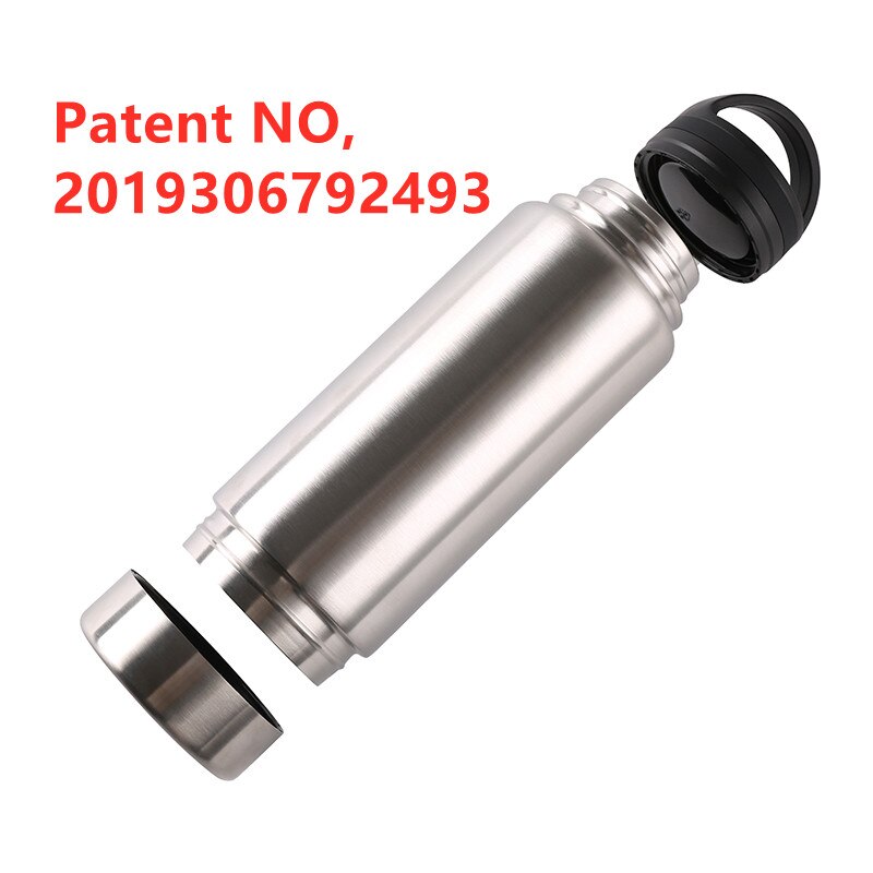 Stainless Steel Hidden Tumbler Water Bottle Stash Box Diversion Safe With Huge Storage