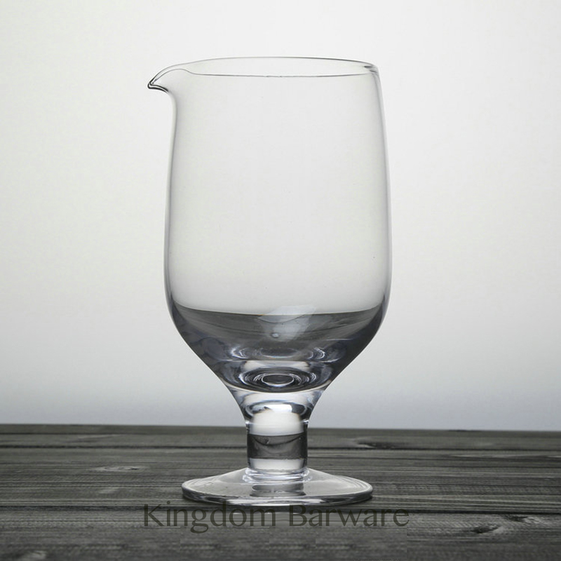 Vaso Mezclador De Cóctel Con Tallo - 750 Ml, Estilo Vintage (Hecho En Turquía)