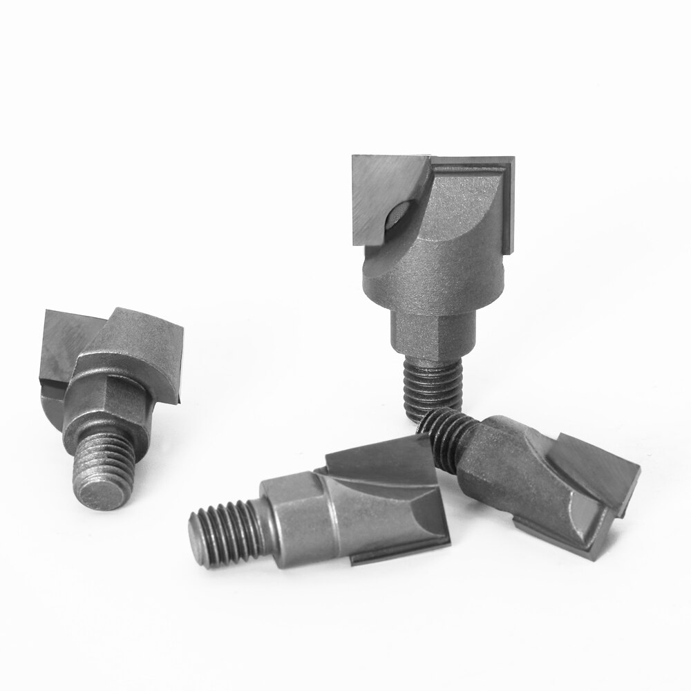 1pcs 10MM Shank CNC Cleaning bottom router bit Woodworking Tools two Screw thread cutter lock milling cutter
