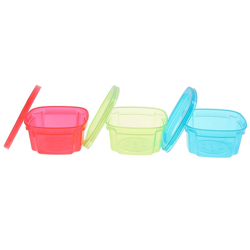 Contenedor de cajas de comida para bebés de 200ml, cajas de almacenamiento de aperitivos para bebés, Mini recipiente portátil de alimentación de bebé sellado, suministros de alimentación de bebé