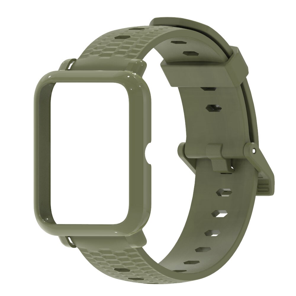 Handledsrem för huami amazfit bip s armband 20mm klockband skydd armband för amazfit bip 1s skyddsfodral för bip s: Armégrön 2