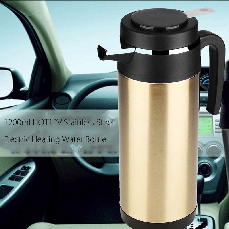 1200Ml Stainless Steel Electric Car Kettle 12V Cig... – Grandado