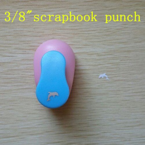 8 Mm Moeite Besparen Diy Dunne Eva Foam Puncher Papier Card Cutter Scrapbooking Mini Kleine Gat Craft Punch Cirkel Beer vorm: dophine