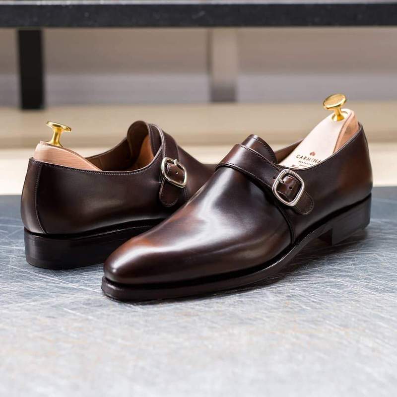 Men's Handmade Brown Pu Leather Shoes Casual Shoes Dress Shoes Spring Retro Classic Men's Trend Daily Wild HL043: 46