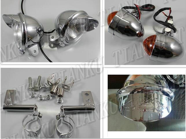 Turn Signal + Spot light Brackets Fork Mount For Suzuki Boulevard C50 Volusia 800 C90 M109R C109 Marauder 800 M50 Intruder