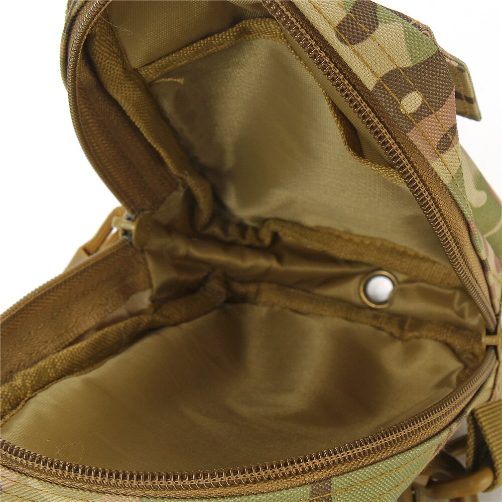 Bolsa pequeña de pecho para ventilador del ejército, bolso cruzado de hombro para exteriores, bolsa táctica para el pecho, bolsa de mensajero