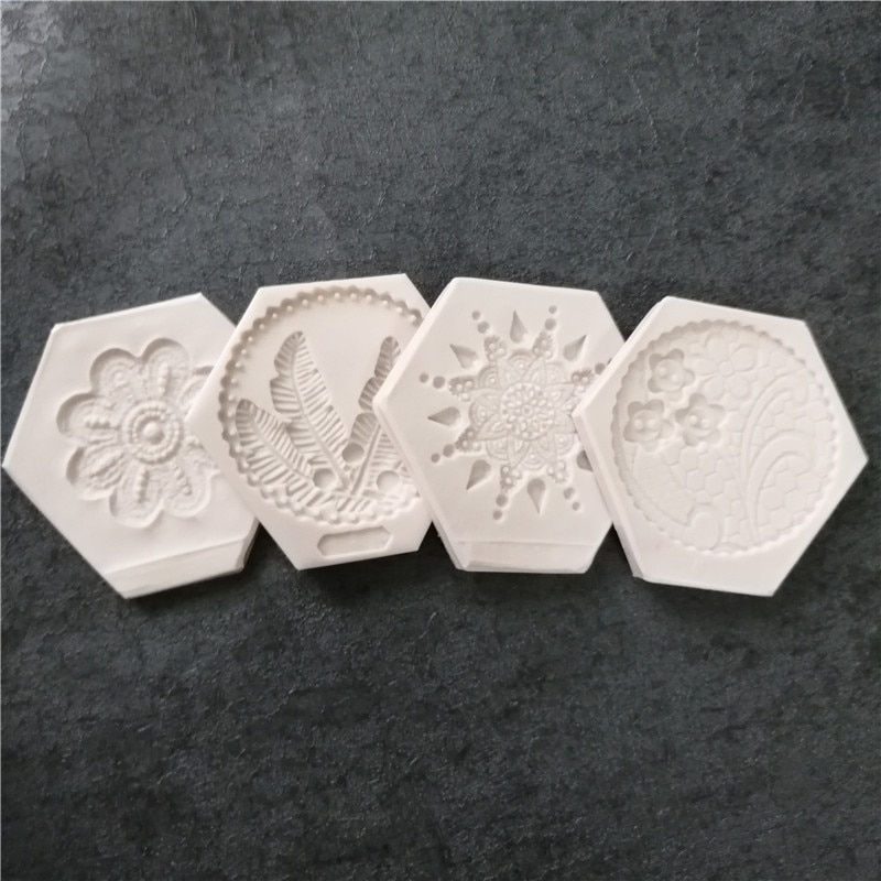 Mandala kukka lehti tee itse ruukku maljakko koriste muotit para cemento savimuotti 3d seinäpaneeli silikonimuotti betonimuotti