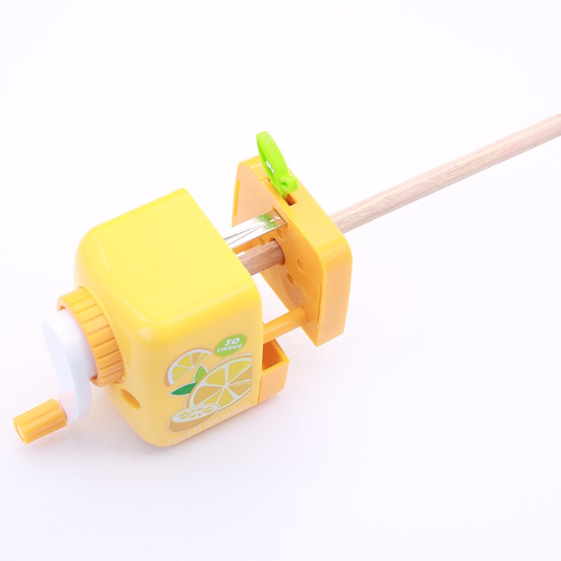Cute Office School Fruit Hand Crank Machine Fruit Pencil Sharpener Student Pencil Sharpener Pencil Machine
