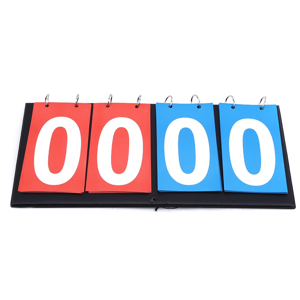 1pc digitale tafelsport scoreborden voor voetbal, volleybal en basketbal: 4 scorebord