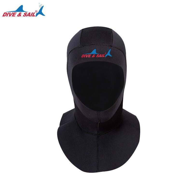 Dive & Sail Mannen Vrouwen 3Mm Neopreen Duiken Cap Cover Schouder Winter Warm Onderwatervissers Kappen Surf Surfen Snorkelen Dive hoofddeksels