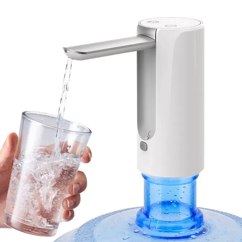 Waterdispenser pompfles Drankartikelen Elektrische waterkoeler 19 liter Drinkfontein gallon kraanwater Jerrycan pomp voor kan: WIT