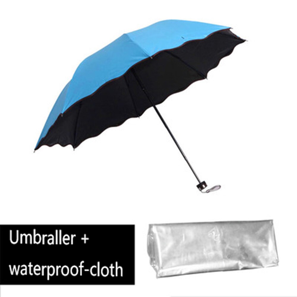 outdoor Safe isolation against sneeze Protective Equipment Umbrella Whole Body Protect waterproof Safety Portable cover: Lake Blue