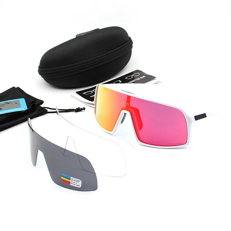 Sport Polarisierte Sutro Radfahren Brille Radfahren Brille Männer Frauen bike Gläser UV400 Radfahren sonnenbrille 3 Objektiv