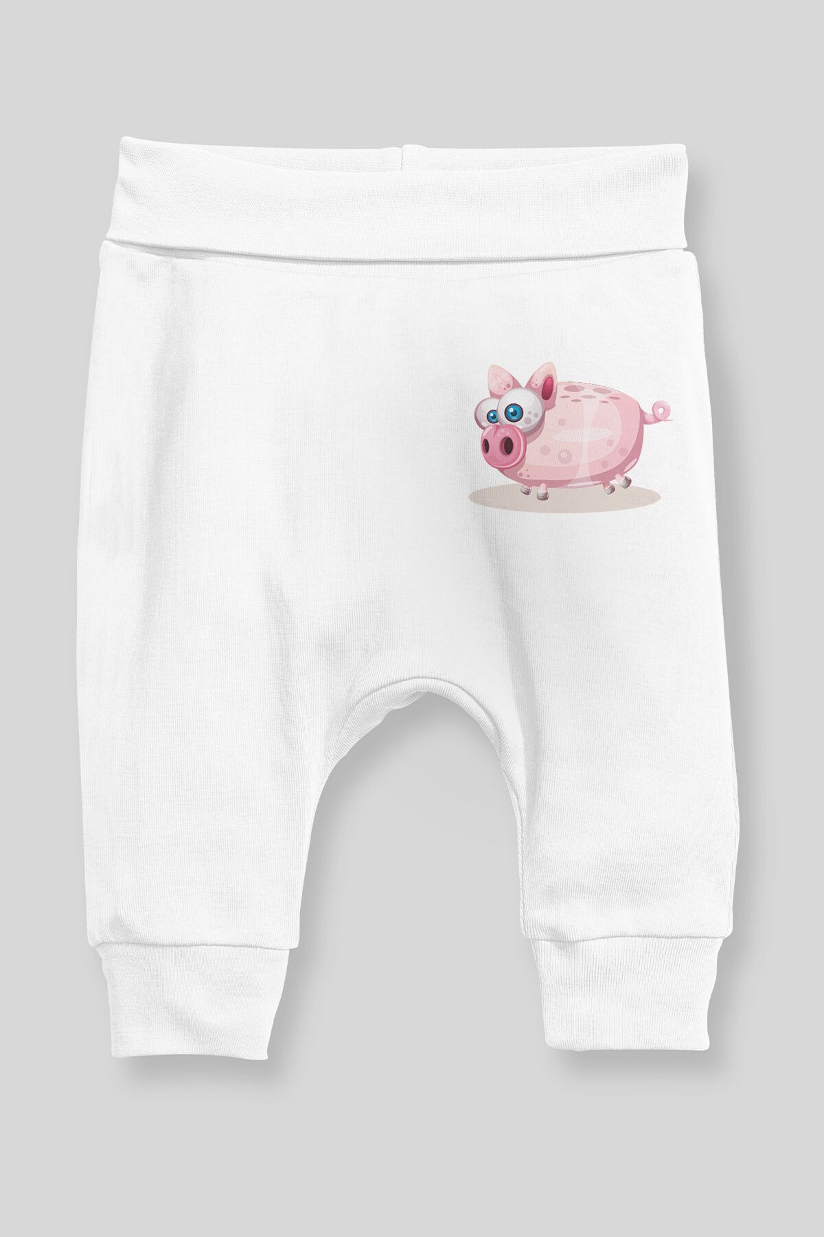 Angemiel baby şaşkın gris baby dreng harembukser pantalon hvid