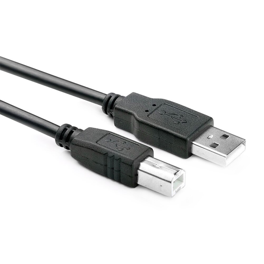 USB 2.0 Drucker Kabel hoch Geschwindigkeit Behälter zu BM Daten Scanner Kabel 1 m/3.28ft Schwarz Etikett Drucker DAC USB drucker