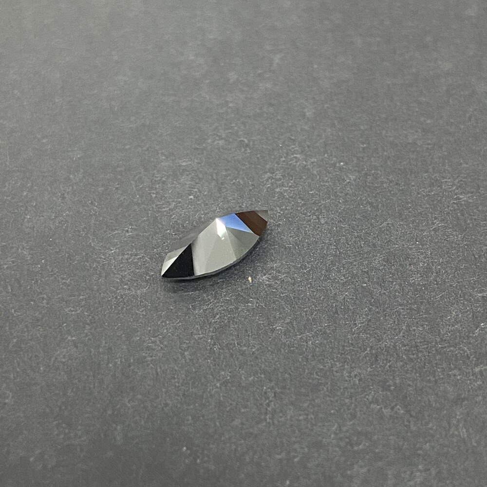 1 Carat Black Color Marquise Shape 5*10mm Synthetic Moissanite Loose Jewelry Earring Gemstone in Low Price