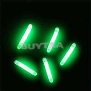 50 Uds = 10 bolsas, Glow Stick Lightstick 4,5*37mm, luz de pesca flotante, flotador ligero fluorescente de visión nocturna