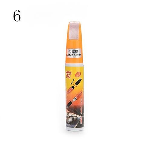 12Ml Auto Kras Reparatie Fix It Pro Auto Verf Pen Professionele Auto-Styling Scratch Remover Magic Onderhoud Verf zorg: Zilver