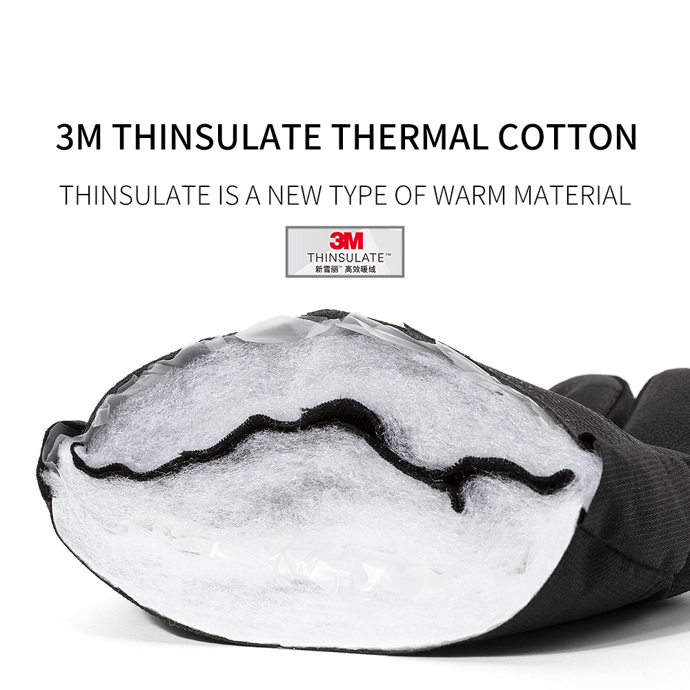 Copozz luvas de esqui de inverno das mulheres dos homens à prova dwaterproof água ultraleve luvas de snowboard motocicleta equitação neve manter quente luvas à prova de vento