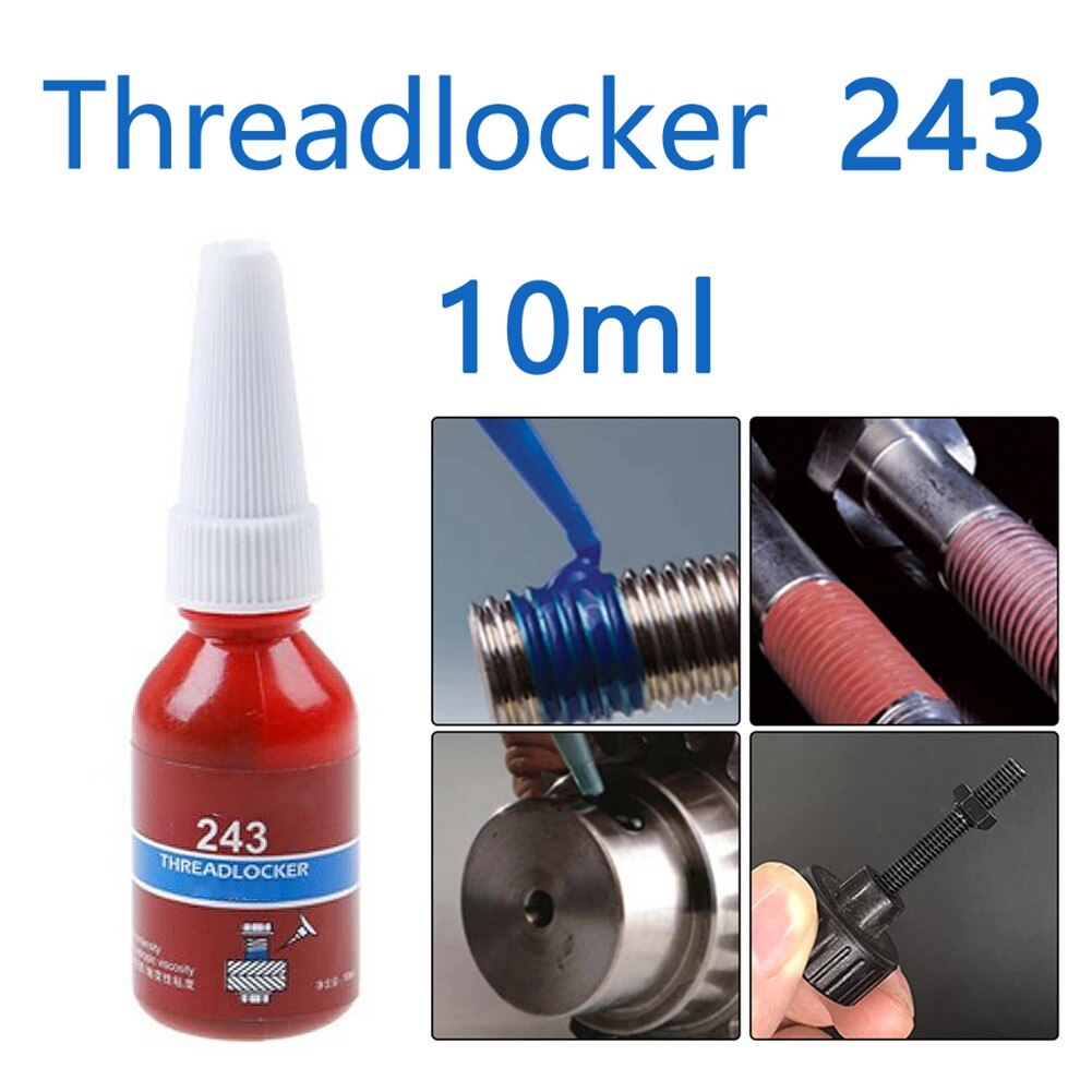 10ml Screw Lock Threadlocker 243 Anaerobic Adhesive Sealer Sealing Glue AUG889 Thread Sealants Screw Glue Retainer