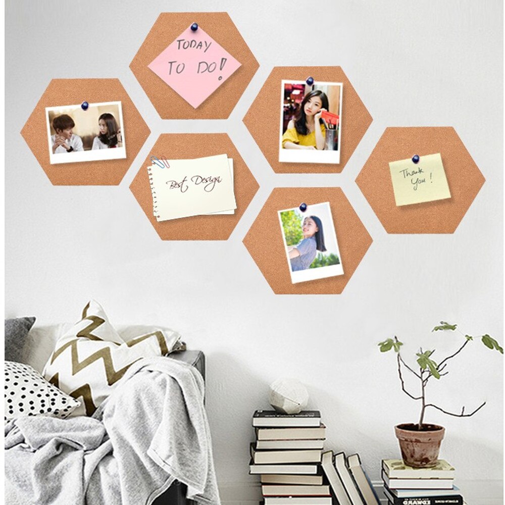 1 stück Hexagon Kork Blatt Kork Bord Selbstklebende Verwendet Für Isolierung matt, Handwerk Zubehör, Kunst Handwerk