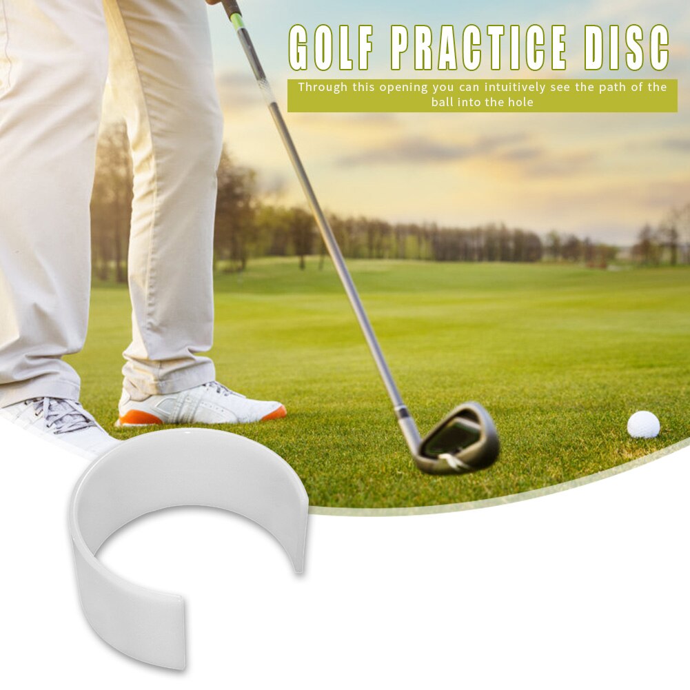 Golf Practice Disc Cup Golf Semicircle Hole Cup Ring Pitching Putt Training Golf Sport Hitting Putting Semicircle Hole Equipment