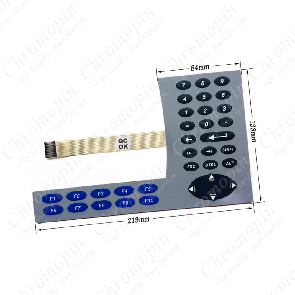 Interruptor de teclado de membrana para AB 2711P-K6C3A panpanelview Plus teclado de membrana 600