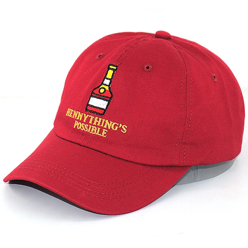 Sombreros Henny para papá, sombrero de algodón con bordado ajustable, correa, hip hop, gorras de béisbol, unisex