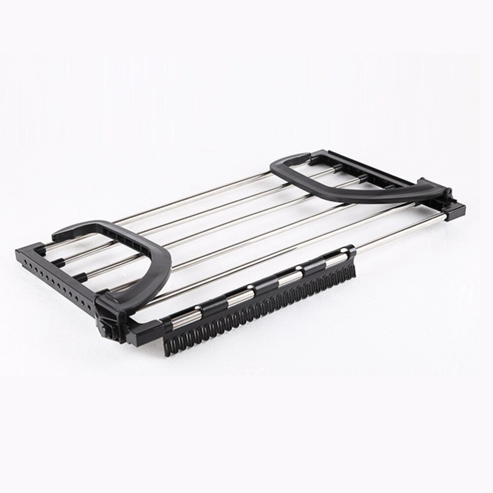 Stainless Steel Balcony Drying Shoe Rack Multi-function Folding Window Diaper Drying Rack Laundry Clothes Dryer Portable Indoor