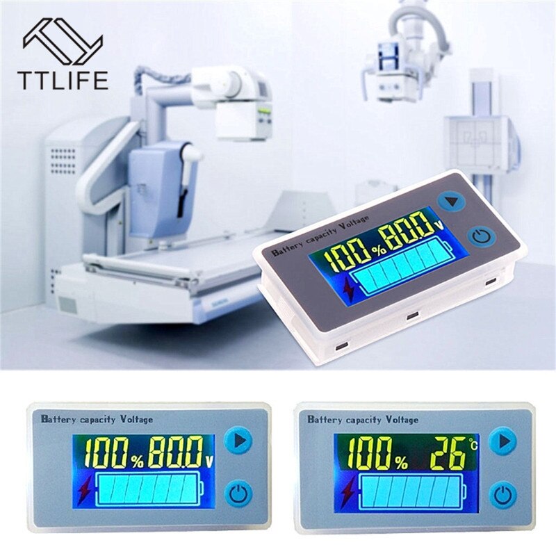 TTLIFE 10-100V Universele LCD Auto Zuur Lood Lithium Batterij Capaciteit Indicator Digitale Voltmeter Voltage Tester Monitor JS-C33
