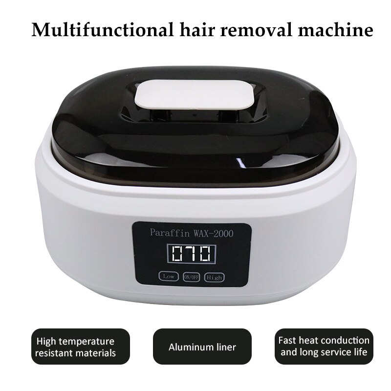 2L Grote Paraffine Kachels Elektrische Wax Warmer Kit Hand En Body Warmer Schoonheidssalon Voetenbad Wax Ontharing waxen Pot