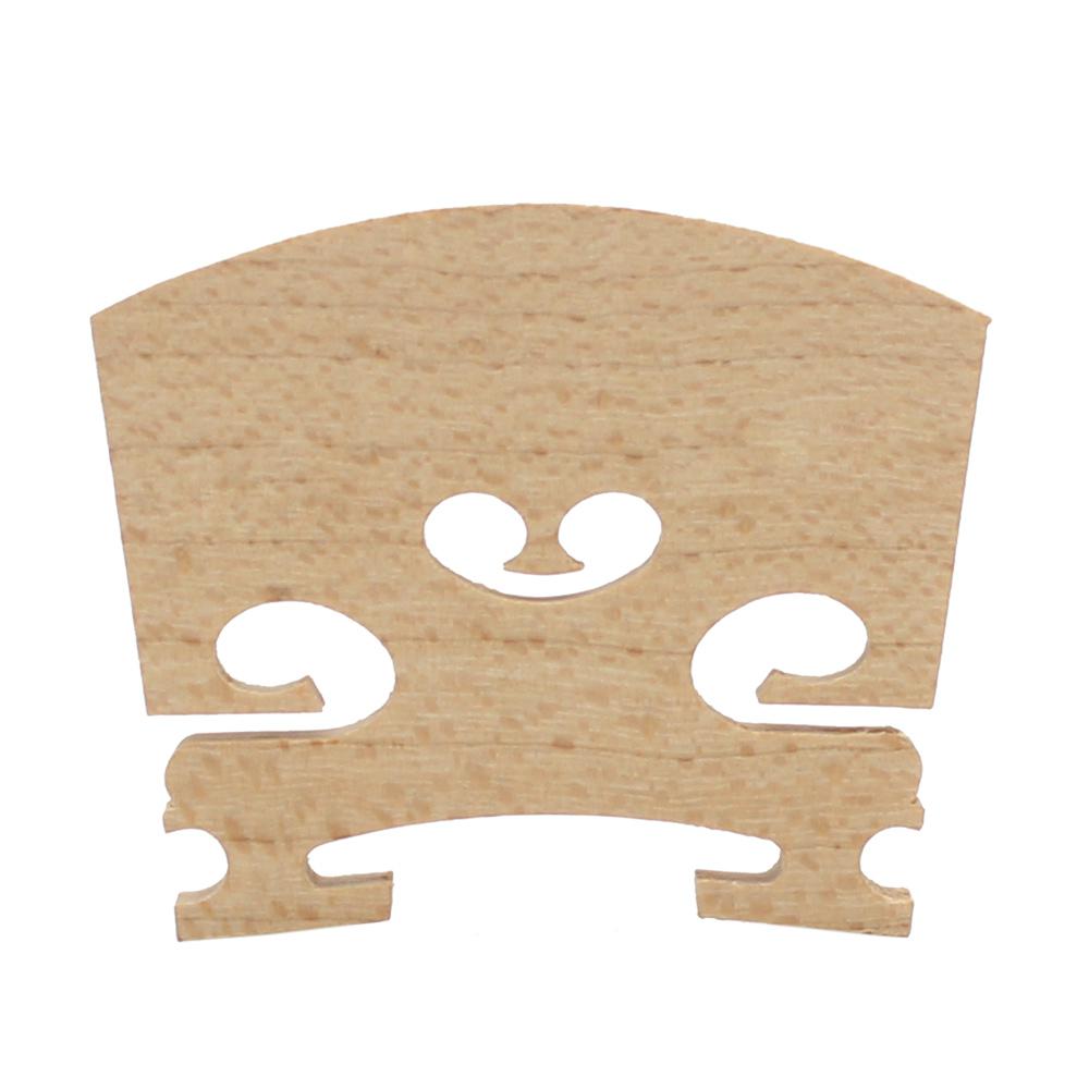 Violin Bridge Maple Wood Material Violin Code for 4/4 3/4 1/2 1/4 1/8 Size Violin Instrument Accessory: 4-4