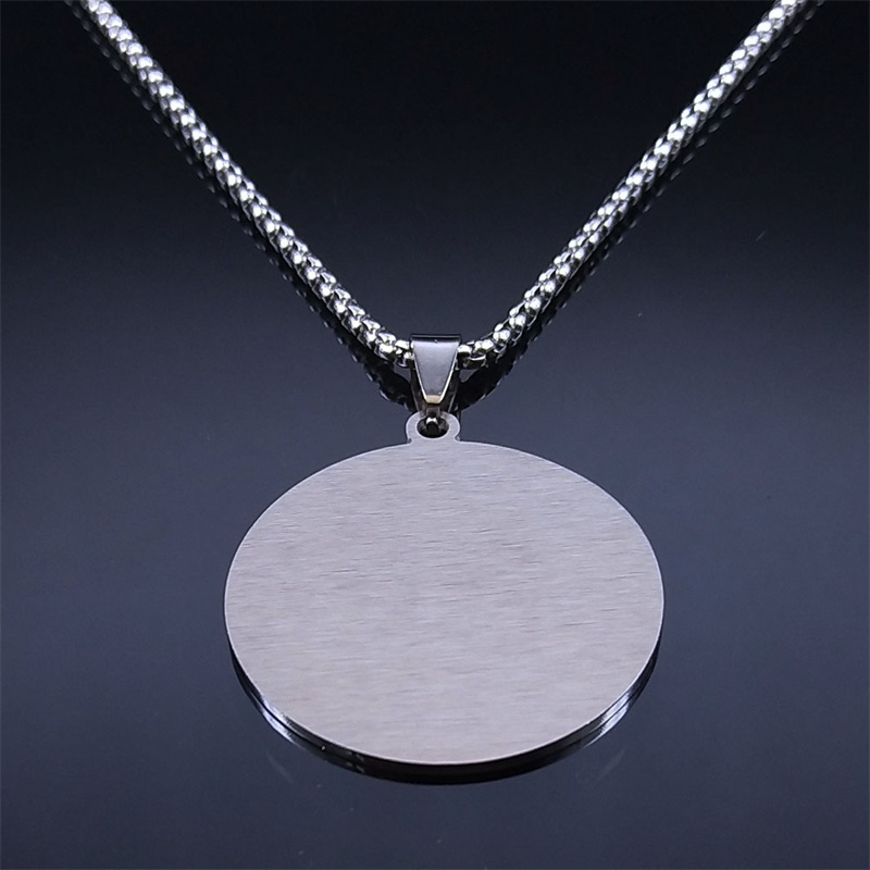 Papa Ghede Voodoo Loa Veve Hanger Ketting Voor Vrouwen/Mannen Rvs Vodoun Lwa Talisman Amulet Ketting Sieraden Kraag