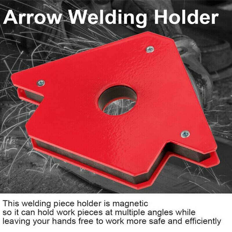 Welding Magnet Magnetic Angle Corner Holder Welding Clamp Support Fix Arrow Magnet Tool Accessories 85*85*1.5mm