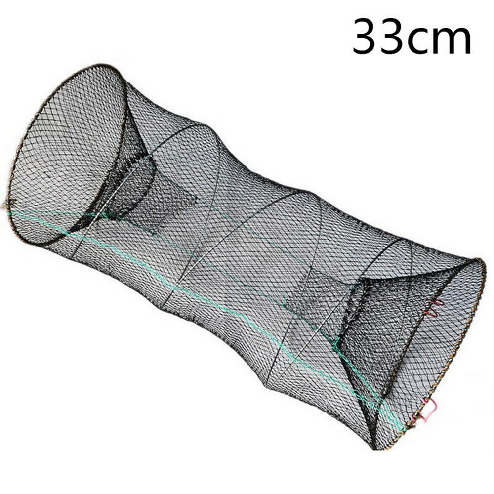 Galvanized Nylon Fishing Net Fish Crab Crayfish Lobster Catcher Pot Automatic Trap Collapsible Trap Cast Keep Net Umbrella Cage