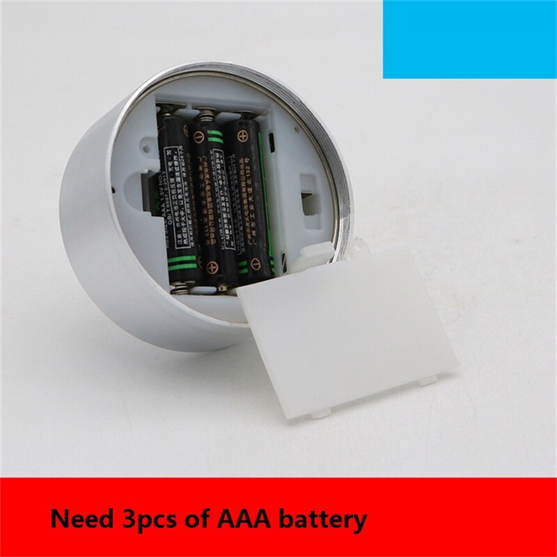 Led Batterij Plafond Spot Lamp, 1W 3W Emergency Showcase Lamp, schroef Ceil Glas Gemonteerd Sieraden Schakelaar Batterij Teller Led Licht