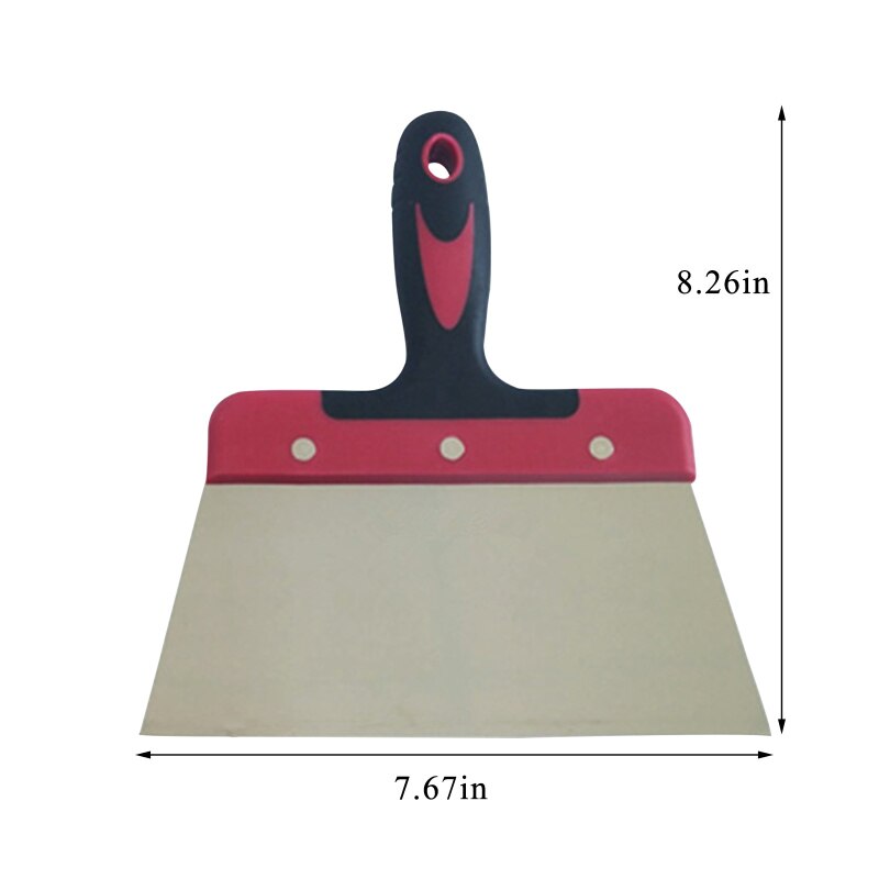 TTLIFE Kitchen Coating Spatula for Chocolate Scraper Stainless Steel Dough Scraper Chocolate Baking Pastry Tools