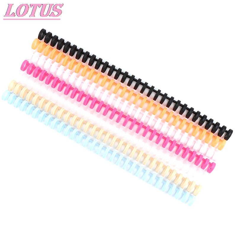 Office loose-leaf plastic ring 30-hole spring spiral ring A4 A5 A6 paper notebook stationery 1pc