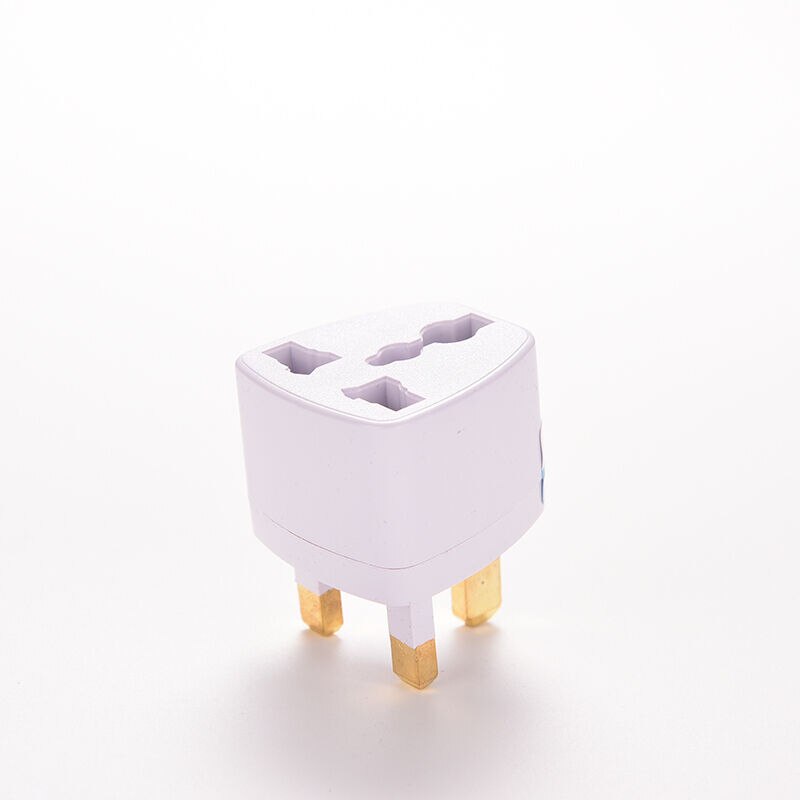 Universele us eu au converter naar uk hk ac reisstekker oplader adapter connector uk stekker witte drie-pins aansluiting converter 1pc