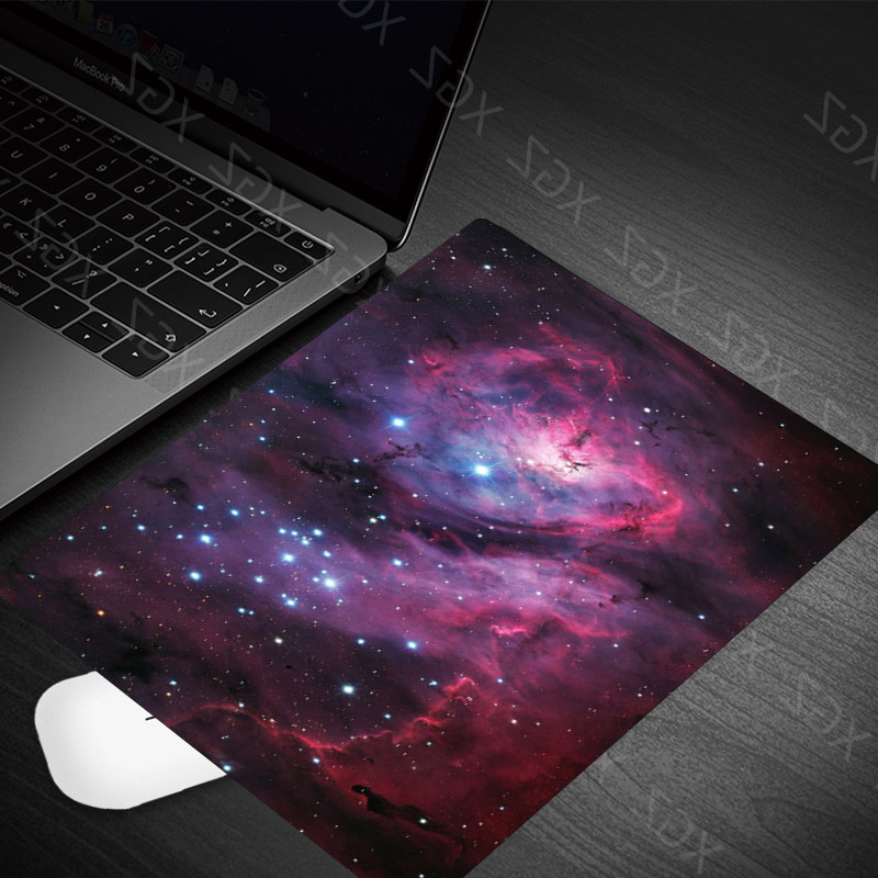 Yzuoan Original Starry Sky gioco Mouse Pad studente Computer Pad scrivania Pad protezione Notebook tastiera Pad 22*18 Cm di piccole dimensioni