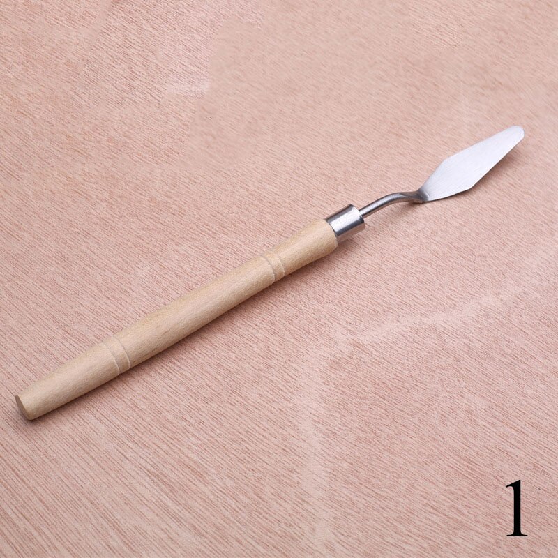 Stainless Steel Knife Palette Paint Tools Mixed Scraper Spatula Art Supplies for Artist Canvas Oil Paint: 1