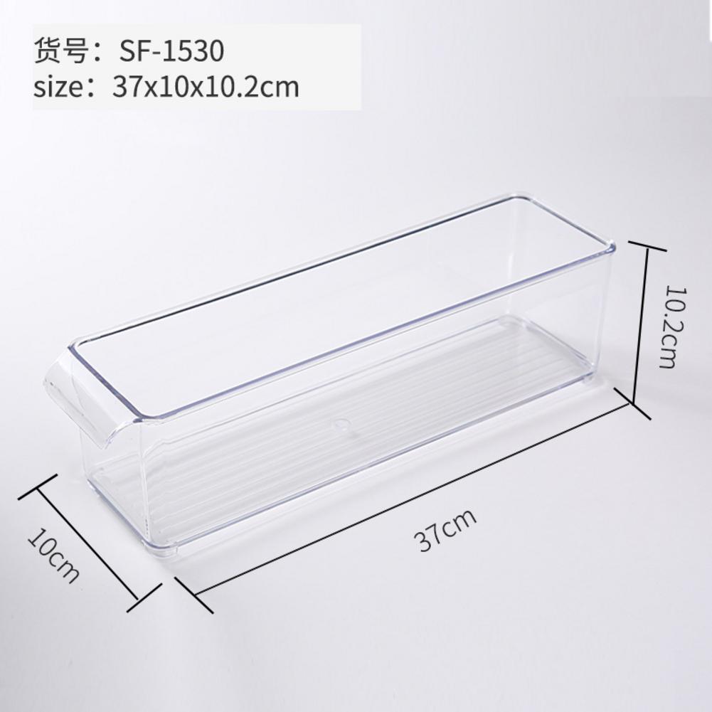 Multi Kitchen Fridge Freezer Space Saver Organizer Home Food Transparent Plastic Organizer Container Refrigerator Storage Boxes: 13