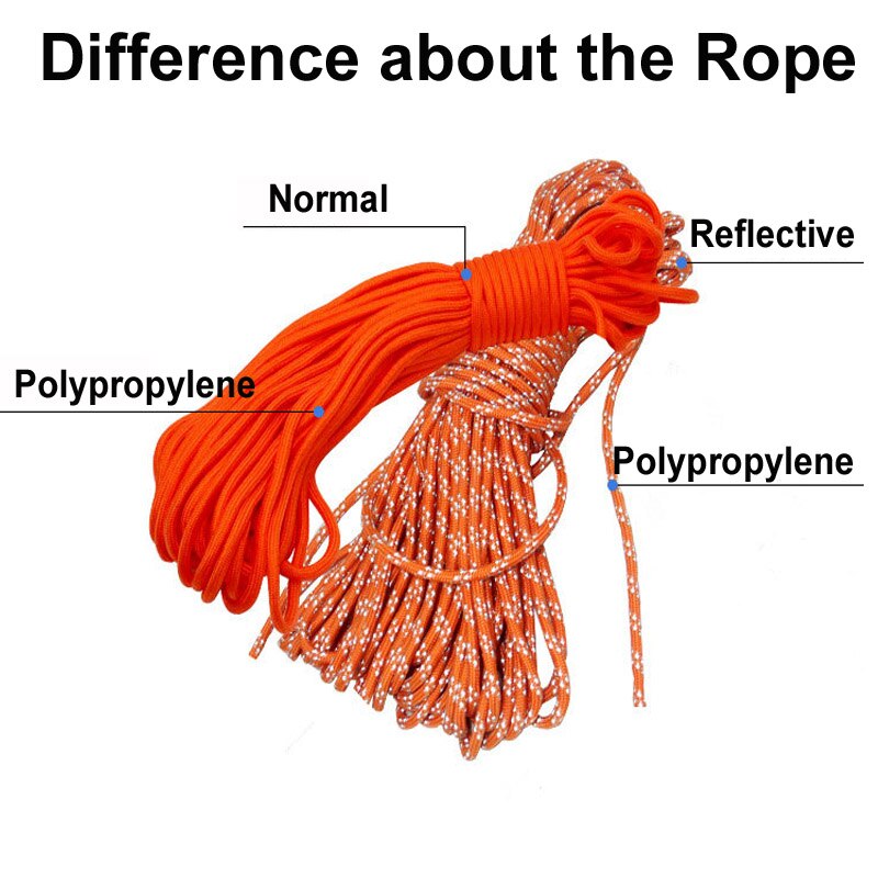 Durable Water Floating Rescue Rope Reflective Rope Safety Rope Safety Swimming Buoy Life Saving Rope for Boating Swimming Tools