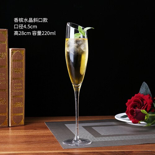 Doble veggglass champagne fløyter beger boble vin tulipan cocktail bryllupsfest glass kopp skåling  lw0316247: Stil f
