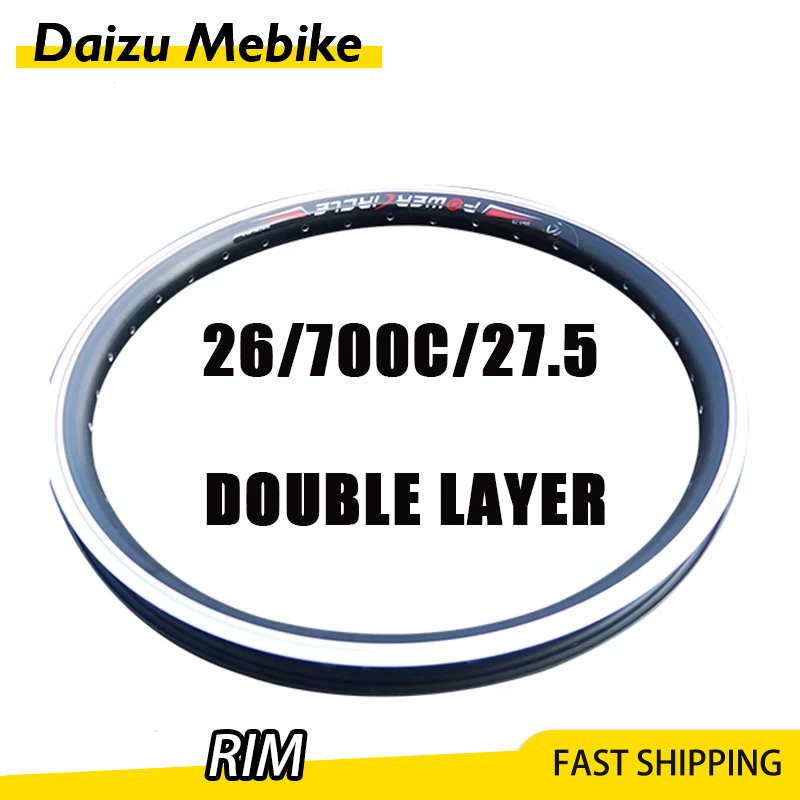 Ebike Rim 16"20" 22"24" 26" 700C Electric Bike Wheel Rim Aluminum Alloy Spokes E Bike bicicleta electrica Rim Bike Accessories