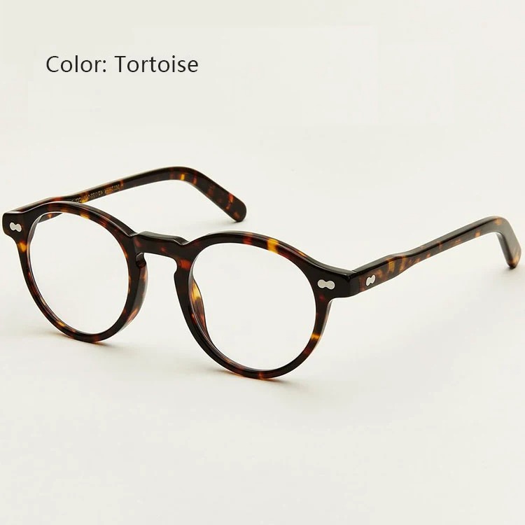 MILTZEN Lemtosh Eyeglasses Frames Women Johnny Depp Optical Glasses Frame Men Luxury Brand Vintage Acetate Computer Goggles: green