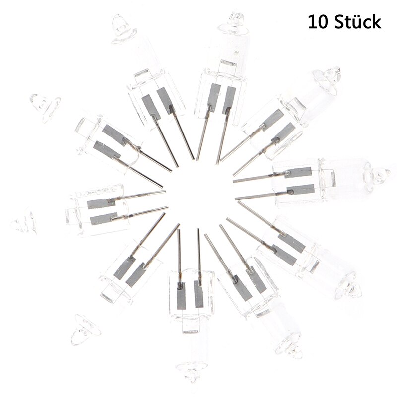 10 x halogeenlampen  g4 12v 20w stiftsockel stiftsockellamp 20 watt leuchtmittel