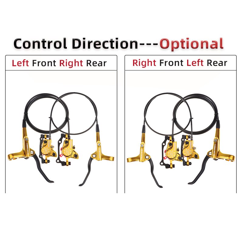 BLOOKE Mountain Bike Oil Brake M620 Hydraulic Disc Brake Caliper Suitable for Bicycle 160mm Brake Disc Aluminum Alloy Pads Parts