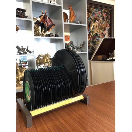 Wood Plaque Stand-30 Plaklık Retro Plaque Stand decorative ornament stylish