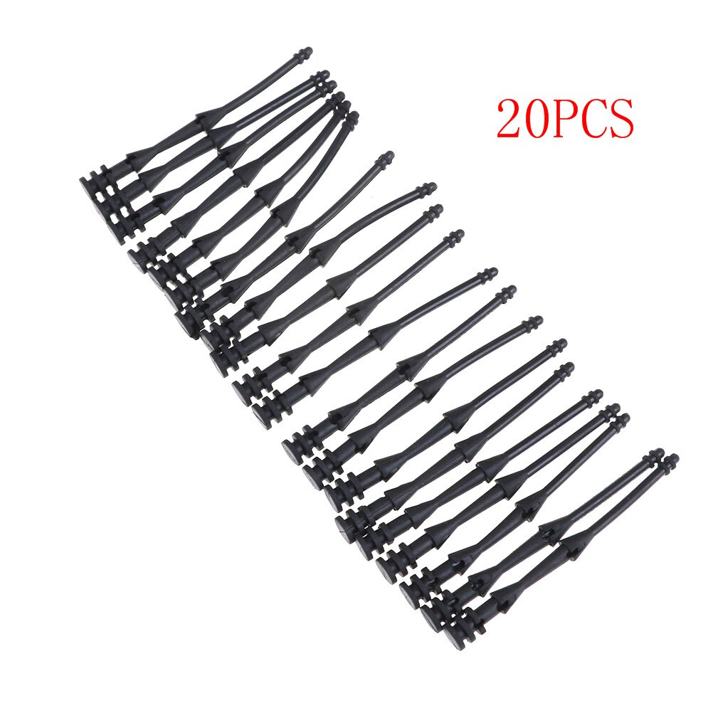 20 Pcs 65mm Screw Pin Rivet Rubber PC Fan Noise Absorbtion Fans Anti Vibration Mount Silicone Screws Noise Reduction Equipment